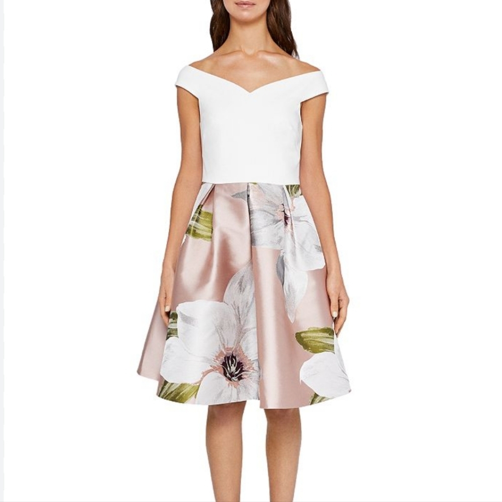 NWT Ted Baker Chatsworth Jacquard Full Dress